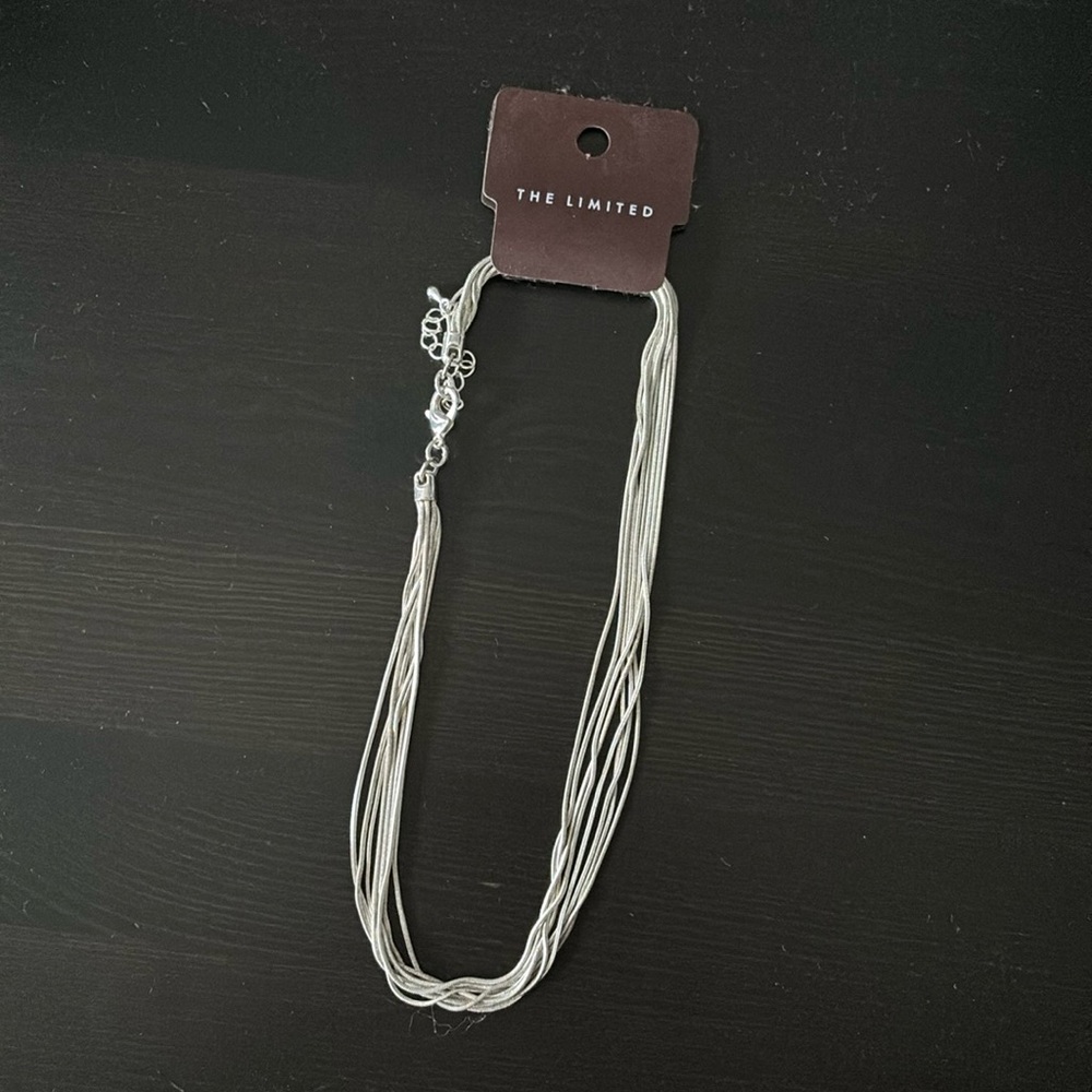 Limited Silver Rope Necklace 15”